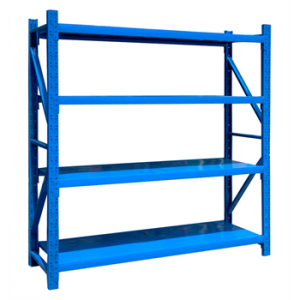 輕型貨架主架1500×600×2000mm(四層,200kg/層,藍色)