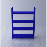 重型貨架主架1500×600×2000mm(四層,1T/層,藍色)